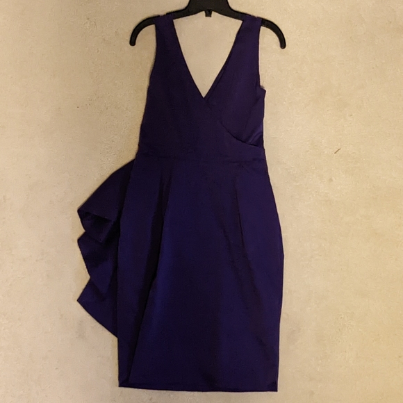Ralph Lauren purple cocktail dress - Picture 2 of 4